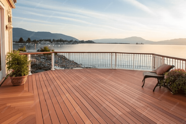 Iron wood decking flooring